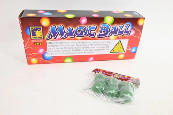 Magic Ball – pyrotechnický set (12 balení po 6 ks)