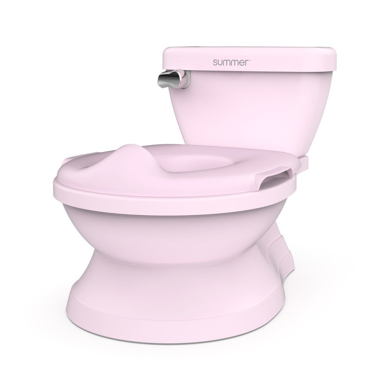 Ingenuity Toaleta dětská se zvukem My Size™ Růžová