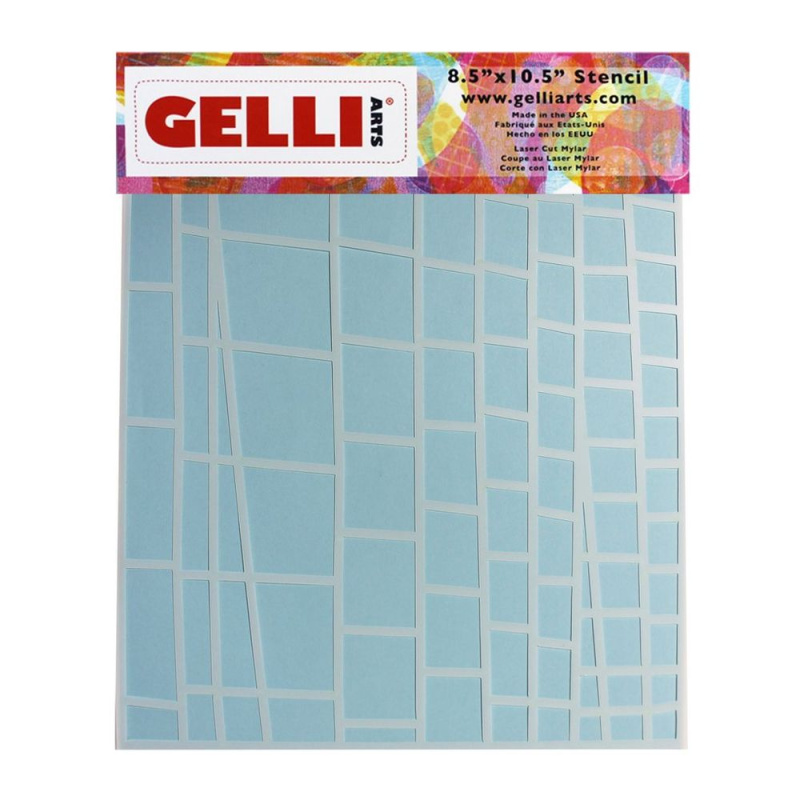 Gelli Arts Šablona Gelli Plate Ladder - VYBERTE VELIKOST - Šablona na Gelli Plate, 21,6x26,7 cm - Ladder, žebřík
