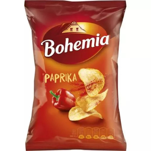 Bohemia chips delikátní paprika 70g