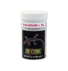 Doplňkové krmivo EXO TERRA kalcium + vitamín D3 90 g