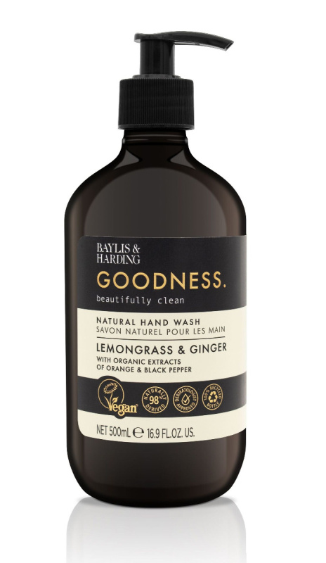 Baylis & Harding Goodness Lemongrass & Ginger přírodní tekuté mýdlo na ruce 500 ml
