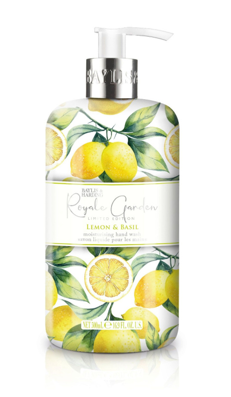 Baylis & Harding Royale Garden Lemon & Basil tekuté mýdlo na ruce 500 ml
