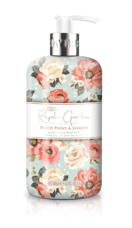 Baylis & Harding Royale Garden Peach, Peony & Jasmine tekuté mýdlo na ruce 500 ml