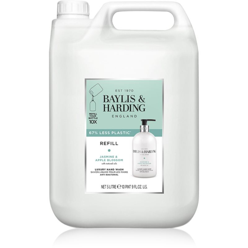 Baylis & Harding Jasmine & Apple Blossom tekuté mýdlo na ruce náhradní náplň 5000 ml