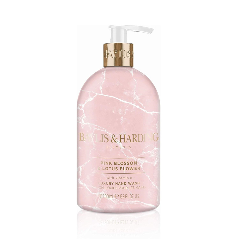 Baylis & Harding Elements Pink Blossom & Lotus Flower tekuté mýdlo na ruce 500 ml