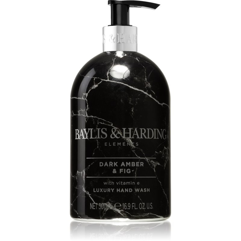 Baylis & Harding Elements Dark Amber & Fig tekuté mýdlo na ruce 500 ml
