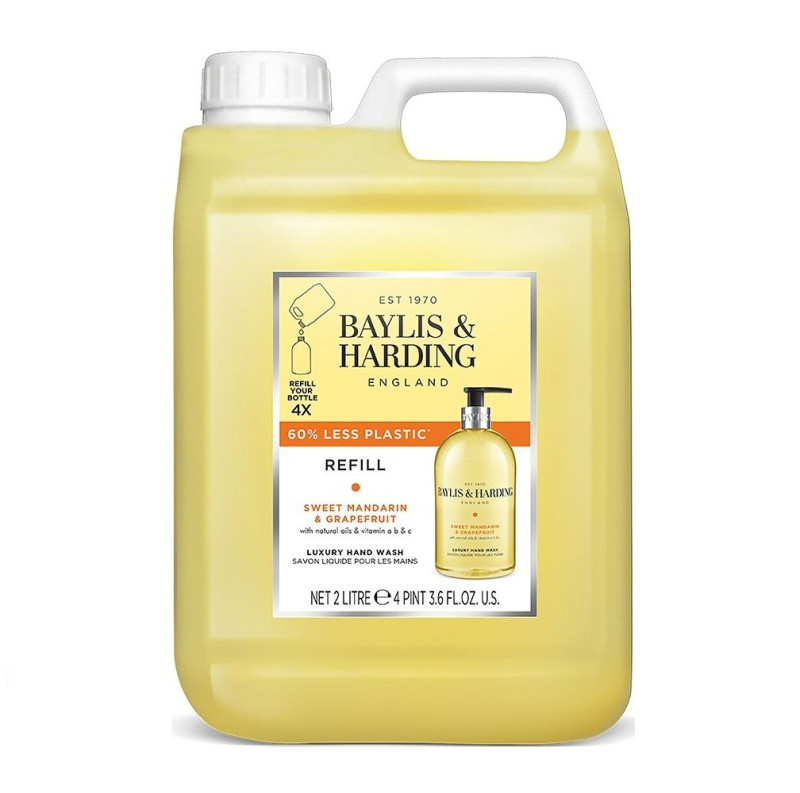 Baylis & Harding Sweet Mandarin & Grapefruit tekuté mýdlo na ruce náhradní náplň Refill 2000 ml