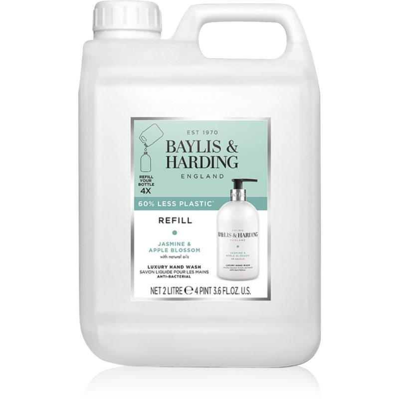 Baylis & Harding Jasmine & Apple Blossom tekuté mýdlo na ruce náhradní náplň 2000 ml
