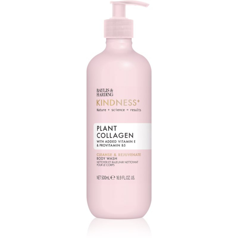 Baylis & Harding Kindness+ Plant Collagen revitalizační sprchový gel vůně Coconut Milk & Rose Water 500 ml