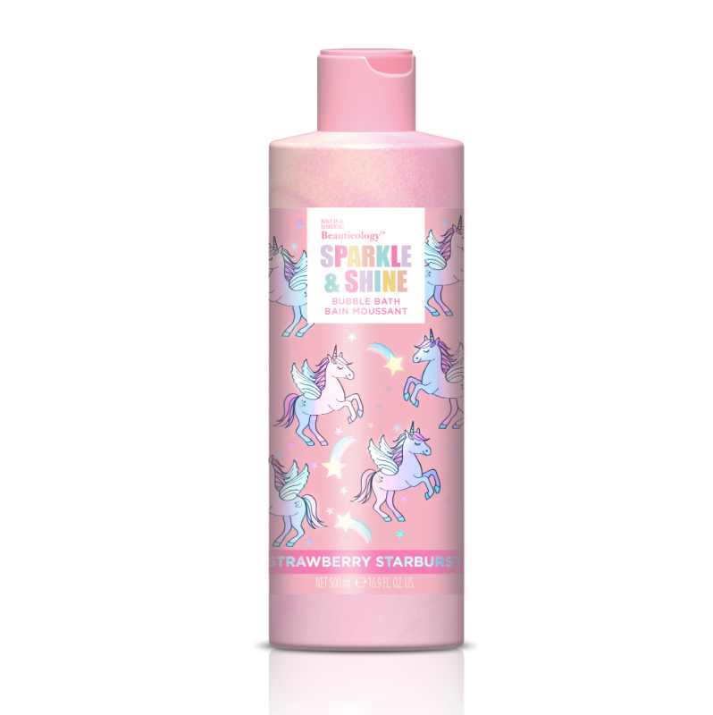 Baylis & Harding Beauticology Unicorn pěna do koupele vůně Strawberry Starburst 500 ml