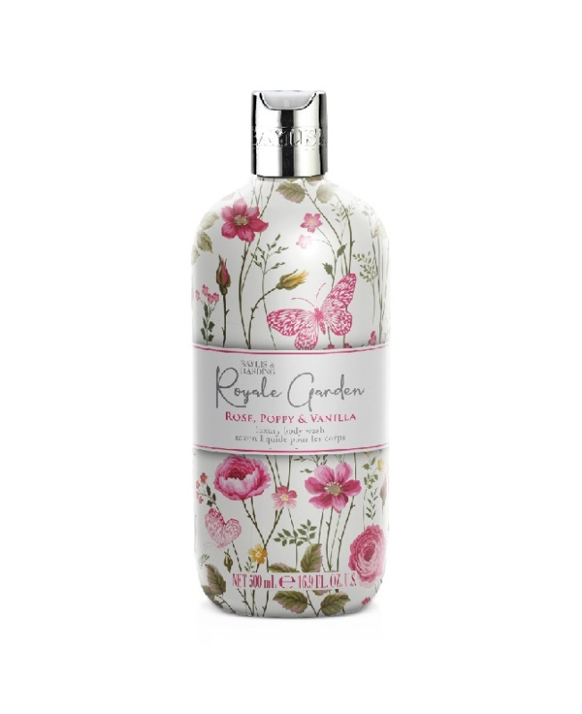 Baylis & Harding Royale Garden Rose, Poppy & Vanilla sprchový gel 500 ml
