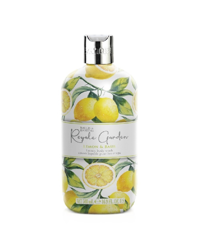 Baylis & Harding Royale Garden Lemon & Basil sprchový gel 500 ml