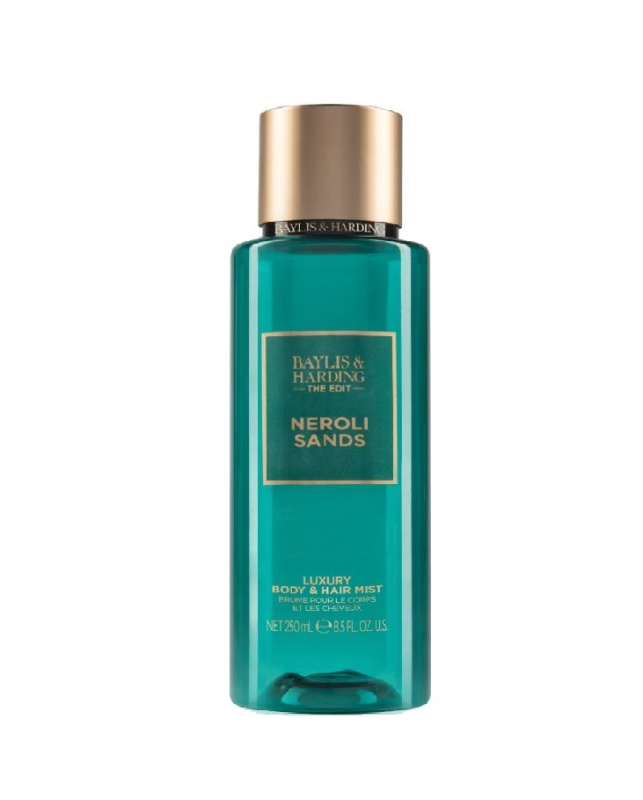 Baylis & Harding The Edit Neroli Sands parfémovaný tělový sprej Neroli, Bergamot & Orange Blossom 250 ml