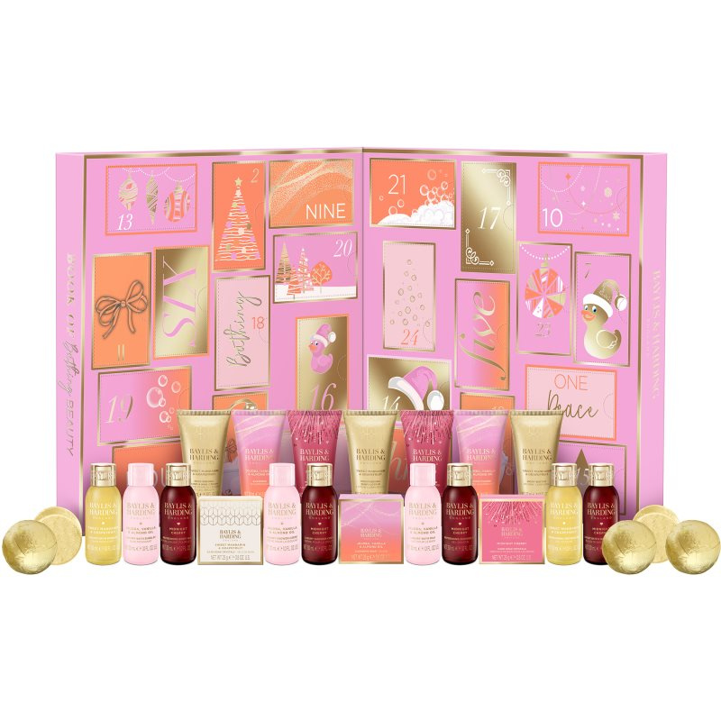 Baylis & Harding 24 Days of Beauty Jojoba, Vanilla & Almond Oil adventní kalendář
