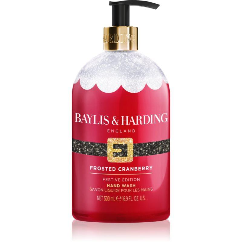 Baylis & Harding Festive Edition Santa tekuté mýdlo na ruce vůně Frosted Cranberry