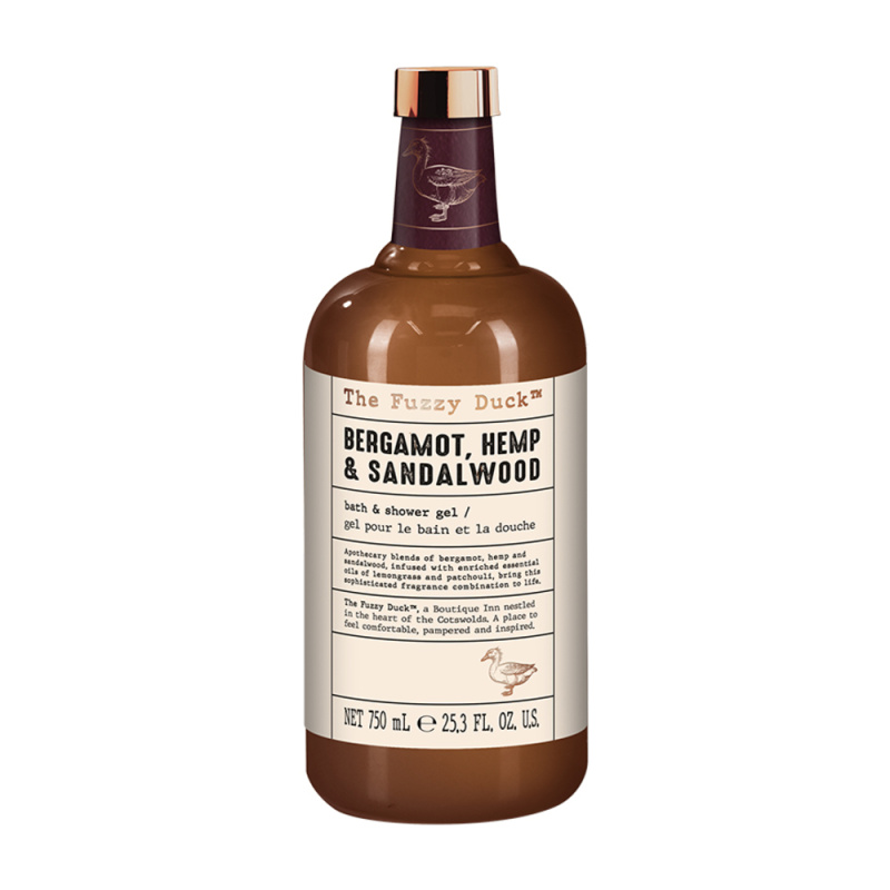 Baylis & Harding The Fuzzy Duck Bergamot, Hemp & Sandalwood sprchový gel pro muže 750 ml