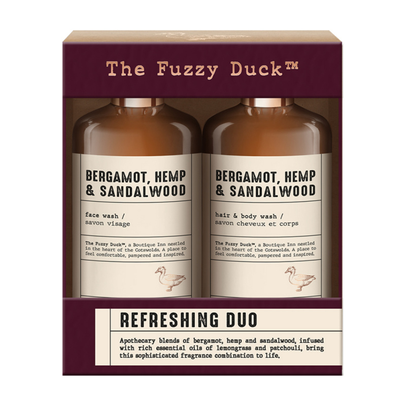 Baylis & Harding The Fuzzy Duck Bergamot, Hemp & Sandalwood dárková sada pro muže