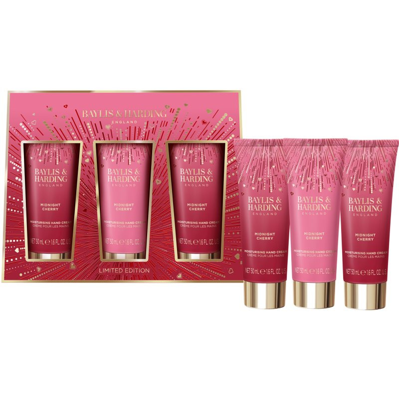 Baylis & Harding Midnight Cherry dárková sada na ruce