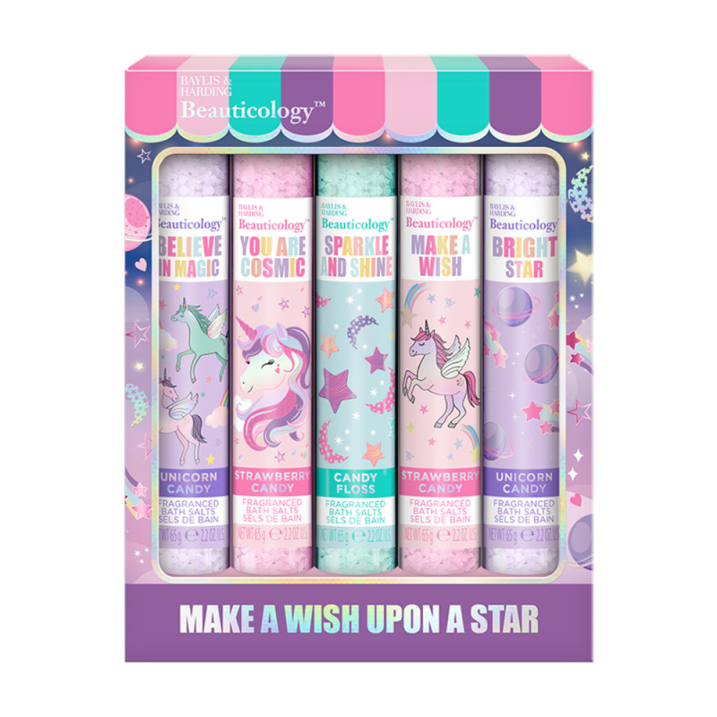 Baylis & Harding Beauticology Cosmic sůl do koupele v dárkovém balení