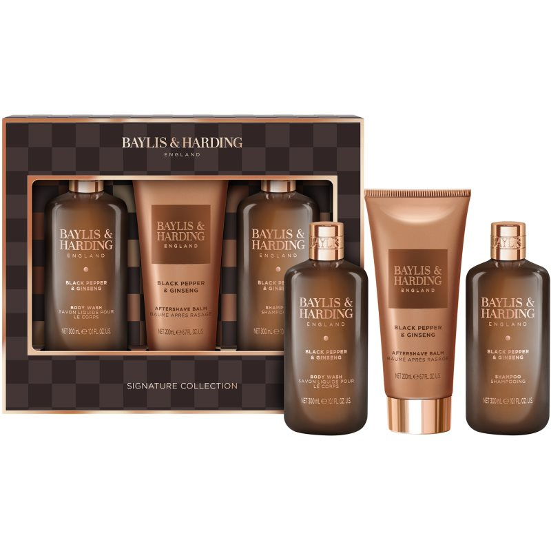 Baylis & Harding Black Pepper & Ginseng dárková sada na tělo a obličej
