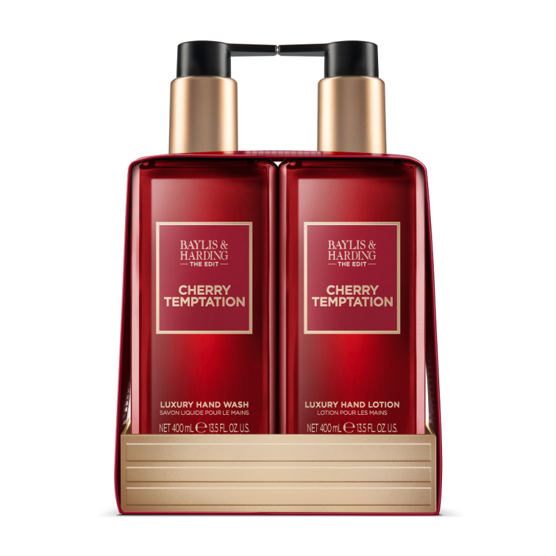 Baylis & Harding The Edit Cherry Temptation dárková sada na ruce