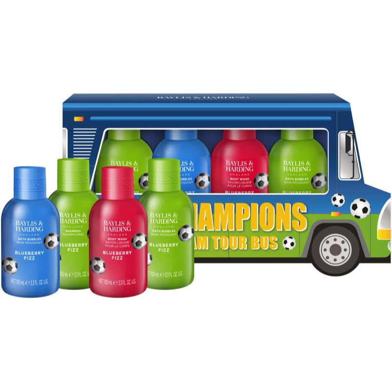 Baylis & Harding Football Team Tour Bus dárková sada pro děti vůně Blueberry Fizz