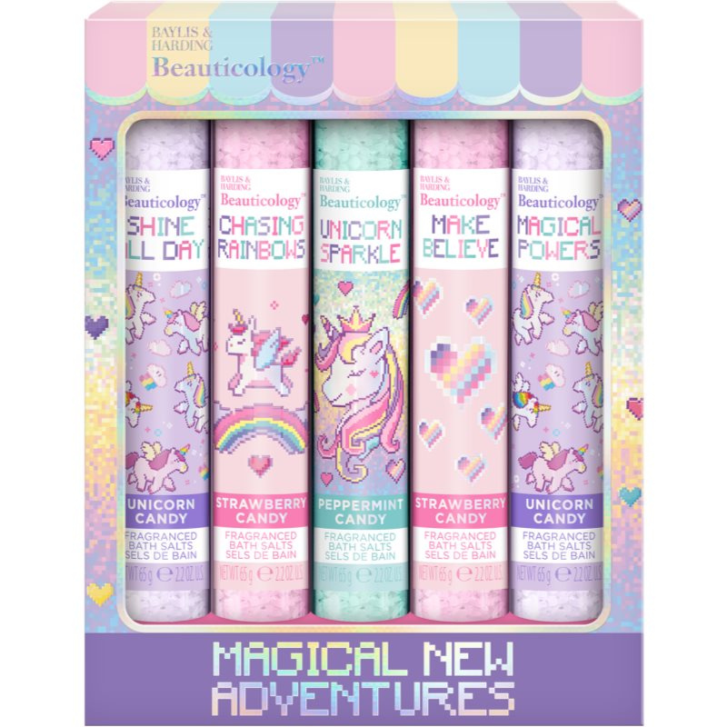 Baylis & Harding Beauticology Cosmic sůl do koupele v dárkovém balení