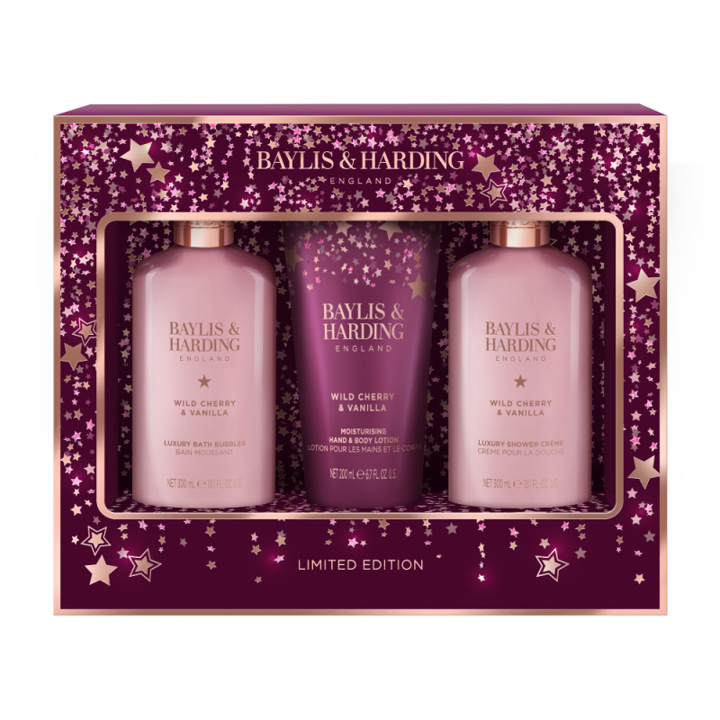 Baylis & Harding Wild Cherry & Vanilla dárková sada do koupele