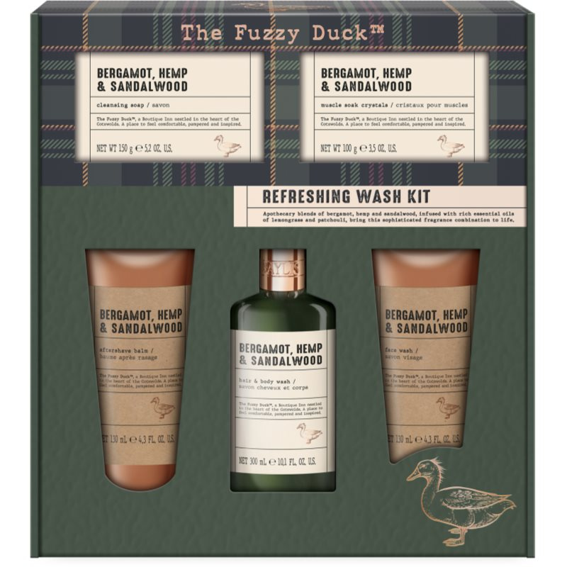 Baylis & Harding The Fuzzy Duck Bergamot, Hemp & Sandalwood dárková sada pro muže
