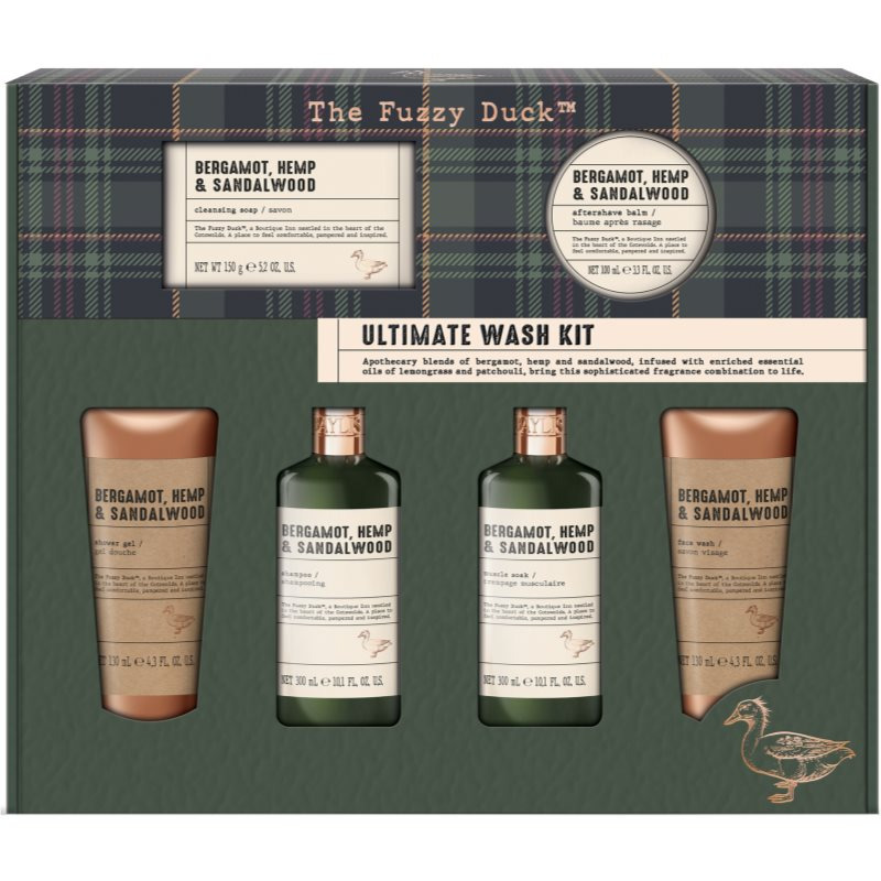 Baylis & Harding The Fuzzy Duck Bergamot, Hemp & Sandalwood dárková sada pro muže