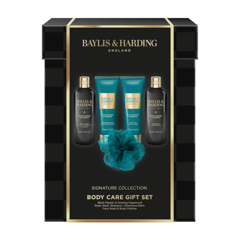 Baylis & Harding Dárkový box péče o tělo pro muže Black Pepper 5 ks