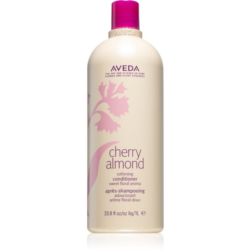 Aveda Cherry Almond Softening Conditioner hloubkově vyživující kondicionér pro lesk a hebkost vlasů 1000 ml