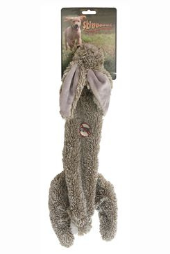 Hračka pes Zajíc pískací Skinneeez 38 cm