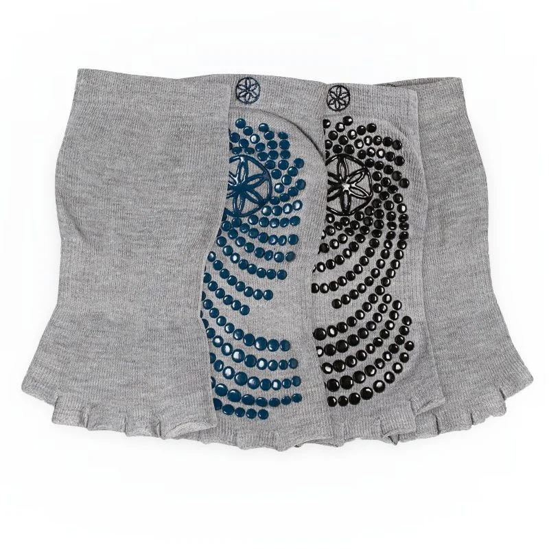 Protiskluzové ponožky na jógu bez prstů GAIAM 63708 NEPLATÍ