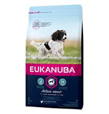EUKANUBA Adult Medium 15 kg + 3 kg zdarma