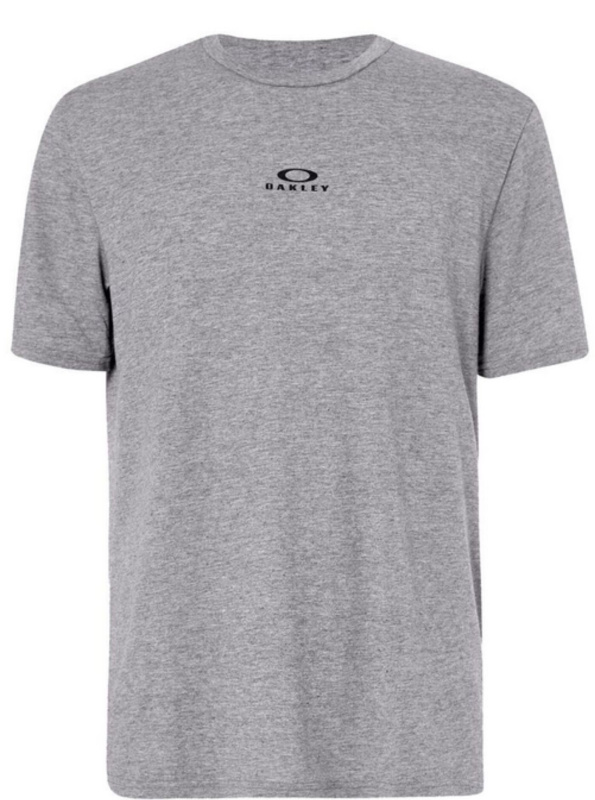 Oakley pánské tričko Bark New Ss Athletic Heather Grey | Šedá | Velikost M