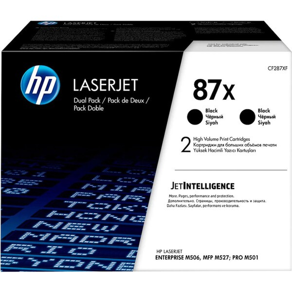 HP CF287XD Černá