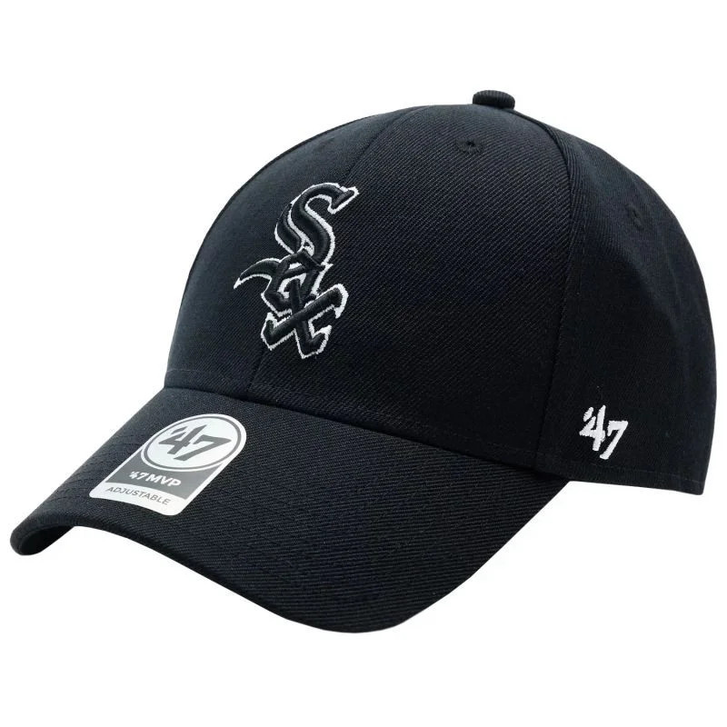 Baseballová čepice Chicago White Sox B-MVPSP06WBP-BK Černá vzor - 47 Brand černá vzor one size