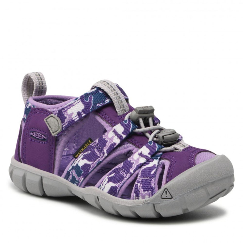 dětské sandály SEACAMP II CNX  camo/tillandsia purple , Keen, 1026317/1026322, fialová - 30 | US12