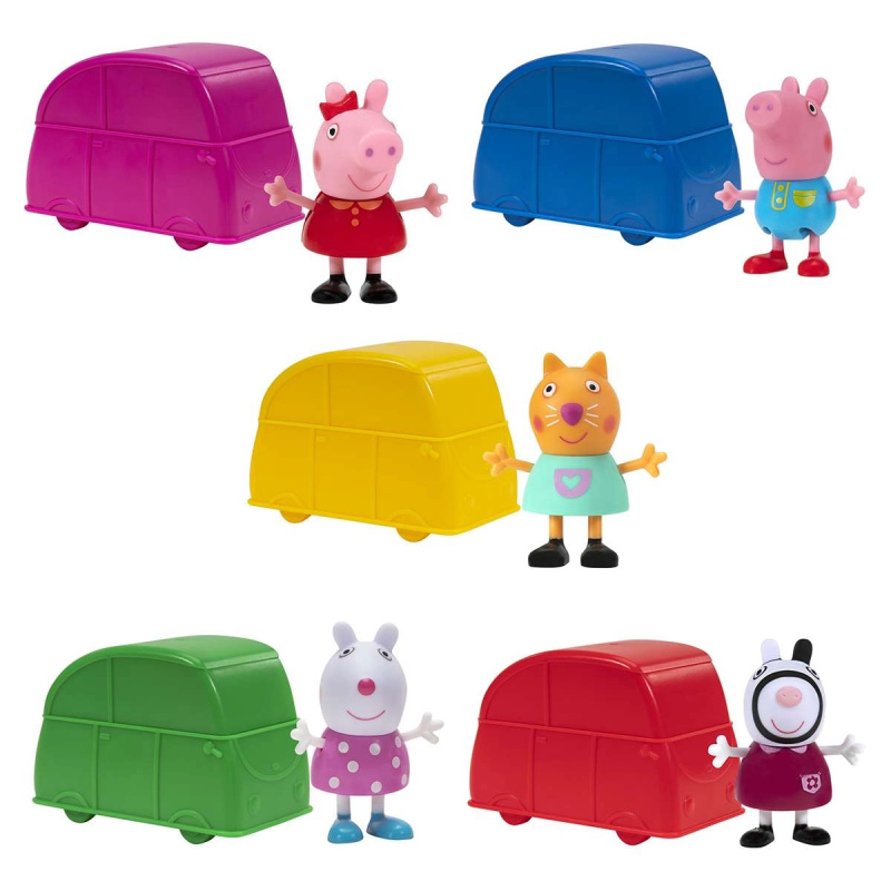 TM TOYS Prasátko Peppa autíčko s figurkou 1 ks mix