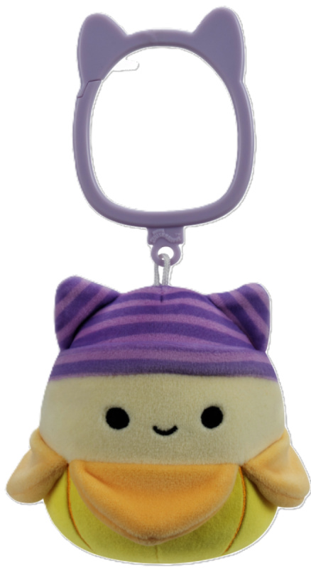 SQUISHMALLOWS Klíčenka Banán s kočičí čepicí - Junie