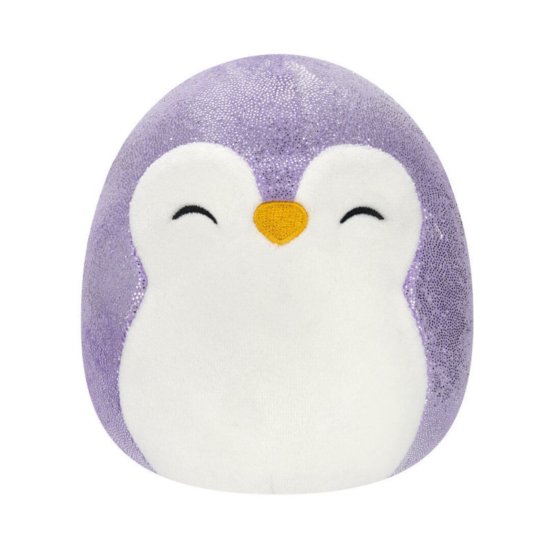 SQUISHMALLOWS Fialový tučňák - Elle, 13 cm