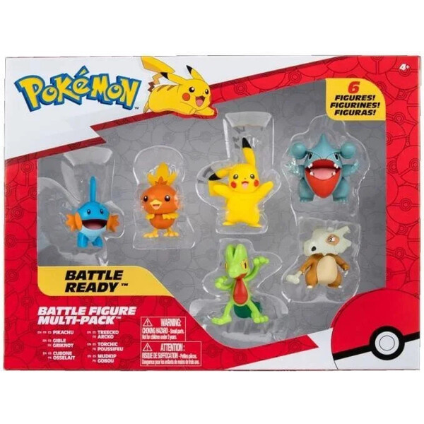 Pokemon sada - 6 figurek