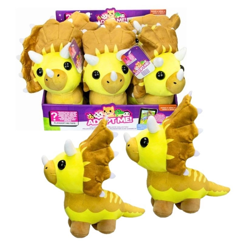 Plyšový triceratops Adopt Me! Roblox - 1 kus