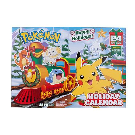 Jazwares Pokémon Adventní kalendář 2024 Sváteční kalendář s bitevními figurkami