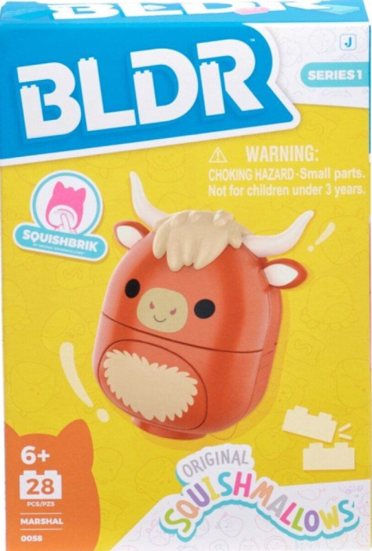 SQUISHMALLOWS Stavebnice BLDR - Býk Marshal