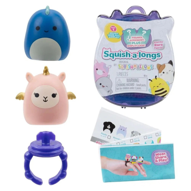 Squishmallows Mini-Squish a Prstýnek Sada