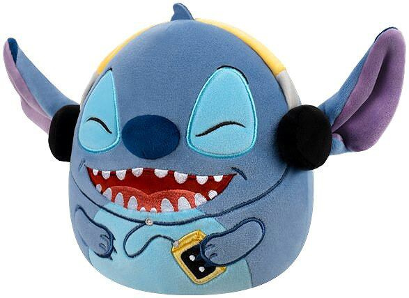 SQUISHMALLOWS Disney Stitch se sluchátky, 17 cm