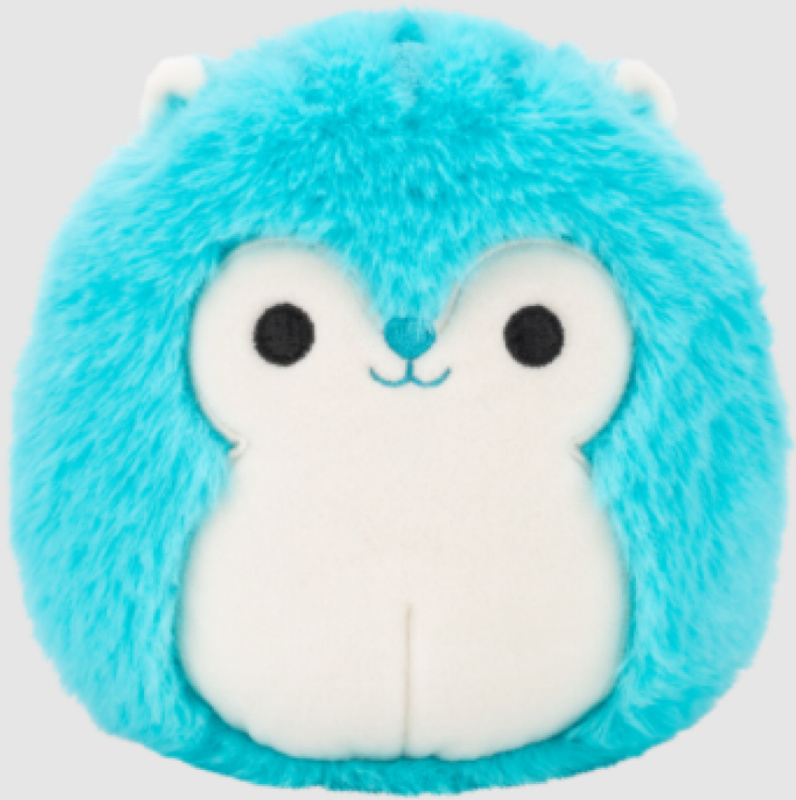 SQUISHMALLOWS Fuzzamallows Veverka - Santiago, 13 cm